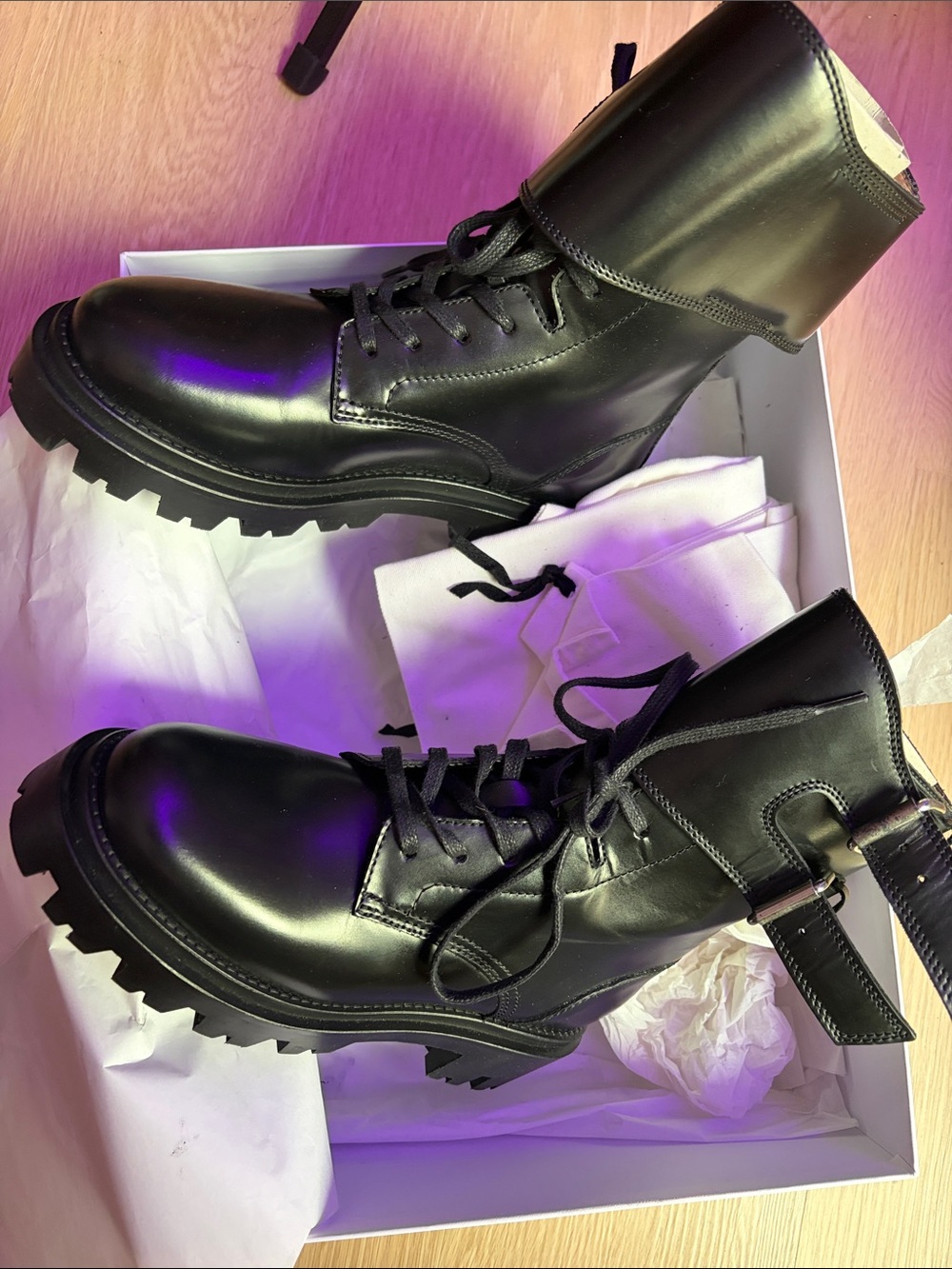 Isabel Marant cimky leather maxi chunky boots